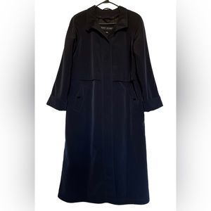 Fleet Street Navy Trench Coat Size 12P